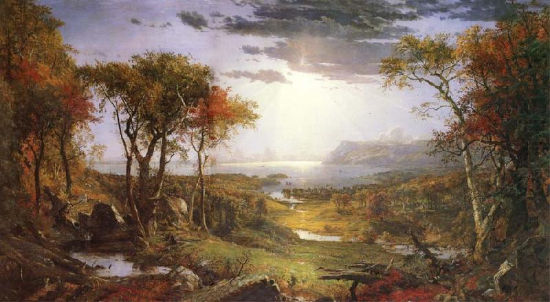 Jasper Cropsey Herbst am Hudson River china oil painting image